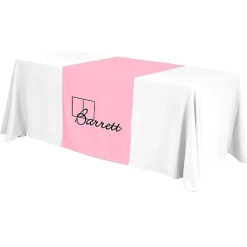 Serged 6-foot Closed-Back Table Throw and Runner Kit - 24 hr