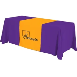 Serged 6-foot Closed-Back Table Throw and Runner Kit - 24 hr