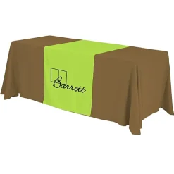Serged 6-foot Closed-Back Table Throw and Runner Kit - 24 hr