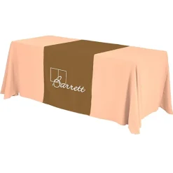 Serged 6-foot Closed-Back Table Throw and Runner Kit - 24 hr