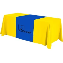 Serged 6-foot Closed-Back Table Throw and Runner Kit - 24 hr