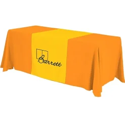 Serged 6-foot Closed-Back Table Throw and Runner Kit - 24 hr