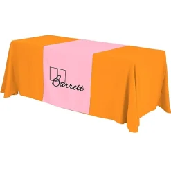 Serged 6-foot Closed-Back Table Throw and Runner Kit - 24 hr