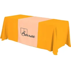 Serged 6-foot Closed-Back Table Throw and Runner Kit - 24 hr