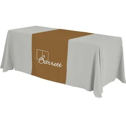 Serged 6-foot Closed-Back Table Throw and Runner Kit - 24 hr