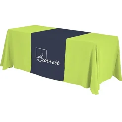 Serged 6-foot Closed-Back Table Throw and Runner Kit - 24 hr