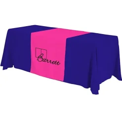 Serged 6-foot Closed-Back Table Throw and Runner Kit - 24 hr