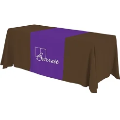 Serged 6-foot Closed-Back Table Throw and Runner Kit - 24 hr