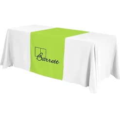 Serged 6-foot Closed-Back Table Throw and Runner Kit - 24 hr