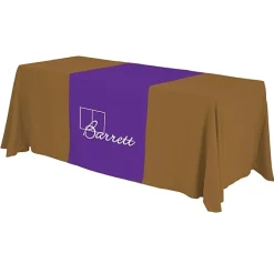 Serged 6-foot Closed-Back Table Throw and Runner Kit - 24 hr