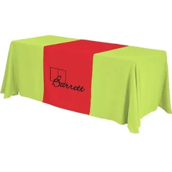 Serged 6-foot Closed-Back Table Throw and Runner Kit - 24 hr