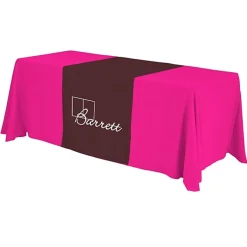 Serged 6-foot Closed-Back Table Throw and Runner Kit - 24 hr