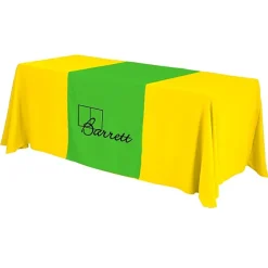 Serged 6-foot Closed-Back Table Throw and Runner Kit - 24 hr