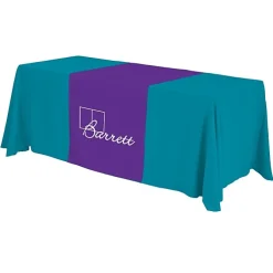 Serged 6-foot Closed-Back Table Throw and Runner Kit - 24 hr