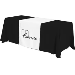 Serged 6-foot Closed-Back Table Throw and Runner Kit - 24 hr