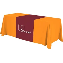 Serged 6-foot Closed-Back Table Throw and Runner Kit - 24 hr