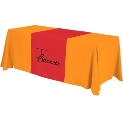 Serged 6-foot Closed-Back Table Throw and Runner Kit - 24 hr
