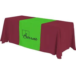 Serged 6-foot Closed-Back Table Throw and Runner Kit - 24 hr