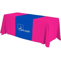 Serged 6-foot Closed-Back Table Throw and Runner Kit - 24 hr