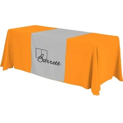 Serged 6-foot Closed-Back Table Throw and Runner Kit - 24 hr