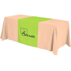 Serged 6-foot Closed-Back Table Throw and Runner Kit - 24 hr