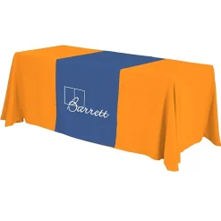 Serged 6-foot Closed-Back Table Throw and Runner Kit - 24 hr