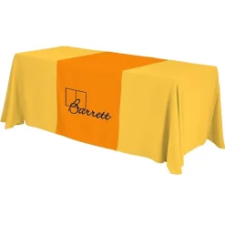 Serged 6-foot Closed-Back Table Throw and Runner Kit - 24 hr