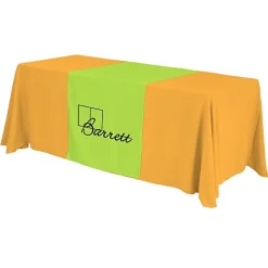 Serged 6-foot Closed-Back Table Throw and Runner Kit - 24 hr