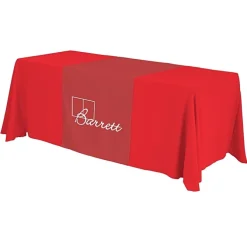 Serged 6-foot Closed-Back Table Throw and Runner Kit - 24 hr