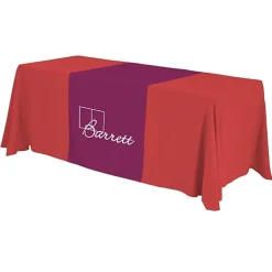 Serged 6-foot Closed-Back Table Throw and Runner Kit - 24 hr