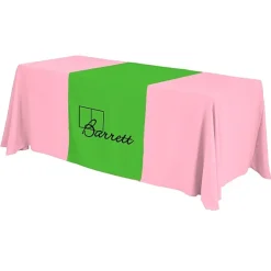 Serged 6-foot Closed-Back Table Throw and Runner Kit - 24 hr