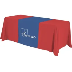 Serged 6-foot Closed-Back Table Throw and Runner Kit - 24 hr