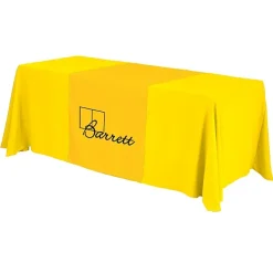 Serged 6-foot Closed-Back Table Throw and Runner Kit - 24 hr
