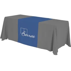 Serged 6-foot Closed-Back Table Throw and Runner Kit - 24 hr