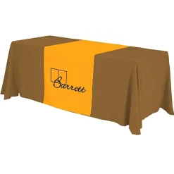 Serged 6-foot Closed-Back Table Throw and Runner Kit - 24 hr