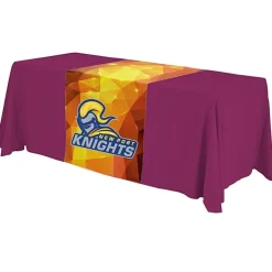 Serged 6-foot Closed-Back Table Throw and Runner Kit - Full Color