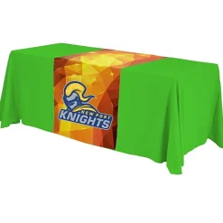 Serged 6-foot Closed-Back Table Throw and Runner Kit - Full Color