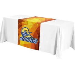 Serged 6-foot Closed-Back Table Throw and Runner Kit - Full Color