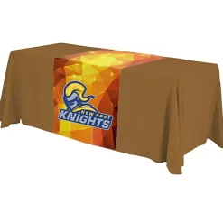 Serged 6-foot Closed-Back Table Throw and Runner Kit - Full Color