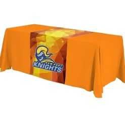 Serged 6-foot Closed-Back Table Throw and Runner Kit - Full Color