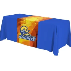 Serged 6-foot Closed-Back Table Throw and Runner Kit - Full Color
