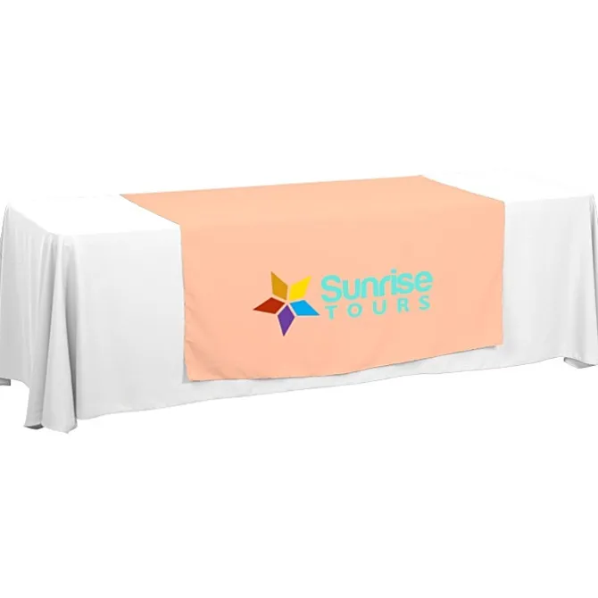 Serged 8-foot Closed-Back Table Throw and Runner Kit