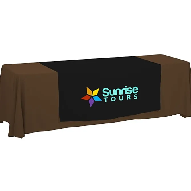 Serged 8-foot Closed-Back Table Throw and Runner Kit