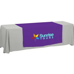 Serged 8-foot Closed-Back Table Throw and Runner Kit