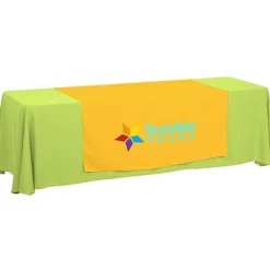 Serged 8-foot Closed-Back Table Throw and Runner Kit