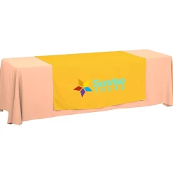 Serged 8-foot Closed-Back Table Throw and Runner Kit