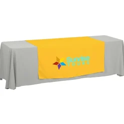 Serged 8-foot Closed-Back Table Throw and Runner Kit