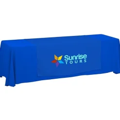 Serged 8-foot Closed-Back Table Throw and Runner Kit