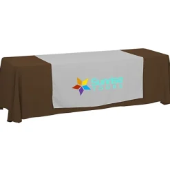 Serged 8-foot Closed-Back Table Throw and Runner Kit