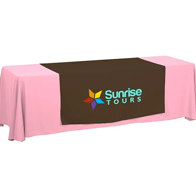 Serged 8-foot Closed-Back Table Throw and Runner Kit
